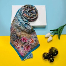 تصویر روسری فیروزه ایی 