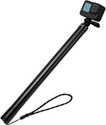 تصویر TELESIN 106&#34; Long Selfie Stick (Upgraded 2.7 Meters) for GoPro Max Hero 10 9 8 7 6 5, Insta 360 One R One X2 Go 2, DJI Osmo Pocket 2 Action 2, Extension Carbon Fiber Lightweight Selfie Pole Monopod 