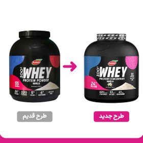 تصویر پودر پروتئین مدل Whey با طعم وانیل حجم 1800 گرم 