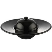 تصویر ظرف سرو درب دار لعاب 