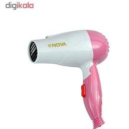 تصویر سشوار تاشو مسافرتی نوا مدل NV-1290 ا Nova NV-1290 Foldable Hair Dryer Nova NV-1290 Foldable Hair Dryer