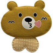 تصویر تکه دوزی طرح خرس 