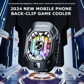 تصویر فن خنک کننده رادیاتوری گوشی موبایل مدل F25 F25 Mobile Phone Radiator Portable Gaming Cooler