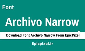 تصویر 8 فونت Archivo Narrow انگلیسی 