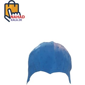 تصویر کلاه مش آبی مدل 003 