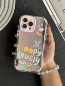 تصویر قاب موبایل ( آیفون - سامسونگ ) هپی لاولی آیینه ای 