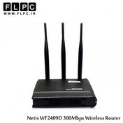 تصویر روتر بی سیم 300Mbps نتیس مدل WF2409D Netis WF2409D 300Mbps Wireless Router