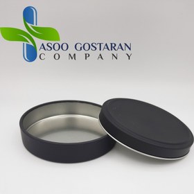 تصویر قوطی فلزی قطر 9/2 سانتیمتر 