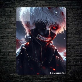 تصویر متال پوستر کن کانکی Ken Kaneki از انیمه توکیو غول Tokyo Ghoul با کد A-209 