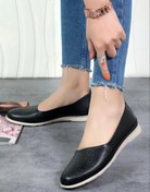 تصویر کفش کالج چرم طبیعی کد ۲۶۶ سایز ۳۷ تا ۴۱ مشکی 