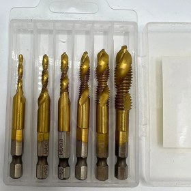 تصویر ست مته قلاویز 6 عددی 