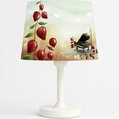 تصویر آباژور کودکانه طرح دختر موسیقی 