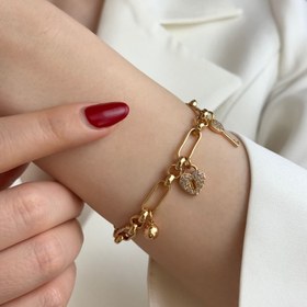 تصویر دستبند آویز قفل و‌ کلید 