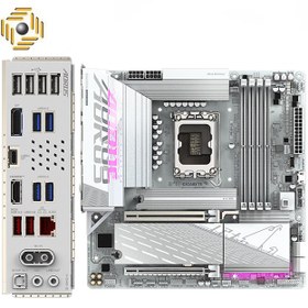 تصویر مادربرد GIGABYTE B860M AORUS ELITE WIFI6E ICE GIGABYTE B860M AORUS ELITE WIFI6E ICE (rev. 1.x) LGA1851 ATX Motherboard