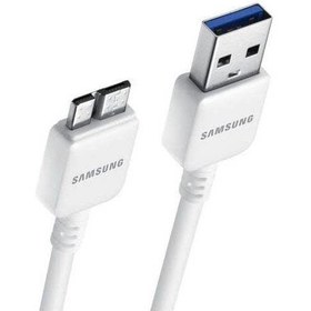 تصویر کابل هارد اکسترنال کد 23 طول 1 مترسفید کابل تبدیل USB USB