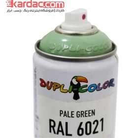 تصویر اسپری رنگ سبز کم رنگ دوپلی کالر مدل Pale Green کد رال 6021 ا Dupli Color Pale Green RALL 6021 Spray Dupli Color Pale Green RALL 6021 Spray