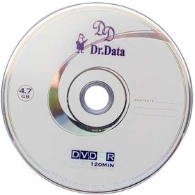 تصویر دی وی دی خام مدل DVD R سفید Dr. Data 