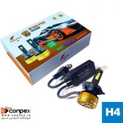 تصویر هدلایت خودرو لنزو مدل M100 PRO با شدت نور ۱۵۰۰۰ لومن 