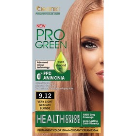 تصویر 9.12 کیت رنگ موی بدون آمونیاک کلینیک کیندی Cleanic 