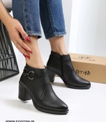 تصویر نیم بوت زنانه پاشنه بلند رینگ 