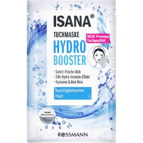 تصویر مراقبت از صورت فروشگاه روسمن ( ROSSMANN ) ماسک صورت کاغذی Isana Hydro Booster، Dehydrated Skin Single – کدمحصول 177863 