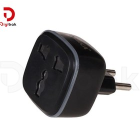 تصویر تبدیل برق سه به دو هیسکا مدل CH-5 HISKA Power Socket CH-5