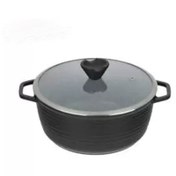 تصویر قابلمه عروس مدل کلاسیک خطی سایز ۲۸ ا Aroos Classic Cooking Pot Aroos Classic Cooking Pot