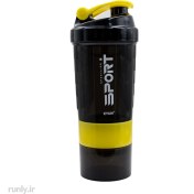 تصویر شیکر سه تکه تمرینی 500ml مدل Shaker Sport 