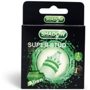 تصویر کاندوم فضایی دکمه دار shadow super stud alien condom Three-dimensional stud buttoned