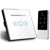 تصویر کلید لمسی هوشمند دیمردار با کنترل از راه دور کریستال استاندارد انگلستان Smart Light Switch 