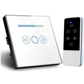 تصویر کلید لمسی هوشمند دیمردار با کنترل از راه دور کریستال استاندارد انگلستان Smart Light Switch 