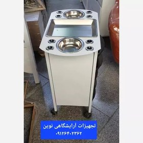 تصویر ترولی آرایشگاهی هزینه ارسال به عهده مشتری میباشد 