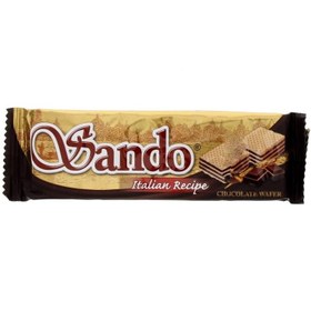 تصویر بیسکویت ویفر شکلاتی ساندو Sando chocolate biscuit