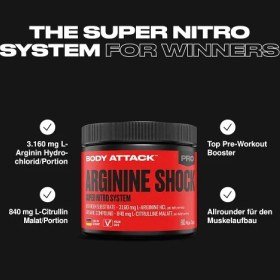 تصویر ال آرژنین بادی اتک BODY ATTACK L ARGININE