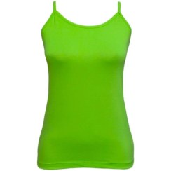 تصویر تاپ زنانه دوک مدل بندی رنگ سبز فسفری 