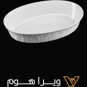 تصویر مرغ خوری گلدکیش مدل بیضی طرح آرنیکا سایز متوسط کد GK801133 