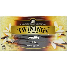 تصویر چای سیاه با وانیل ۲۵ عدد تویینینگز – twinings 