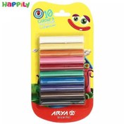 تصویر خمیر بازی 10 رنگ وکیومی آریا Arya 1021 Arya 1021 Play Dough 10 Colors