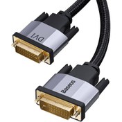 تصویر کابل DVI باسئوس مدل CAKSX-Q0G طول 1 متر Baseus DVI To DVI Cable CAKSX-Q0G