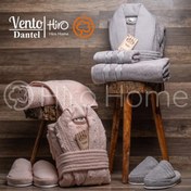 تصویر ست حوله عروس وداماد 10 تیکه vento 