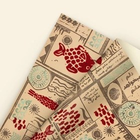 تصویر كاغذ كادو مخمل 1073 