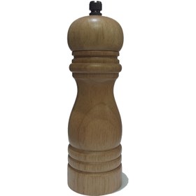 تصویر فلفل ساب بامبو با تیغه سرامیکی متوسط Medium Bamboo Pepper Grinder With Ceramic Blade