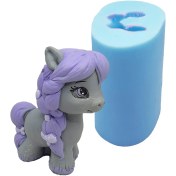 تصویر قالب سیلیکونی اسب گیسو بلند 