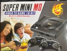 تصویر کنسول بازی سگا مدل Super Mini ۱۶ بیت همراه ۲۰۸ بازی 