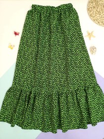 تصویر دامن کرپ پفکی (کد 1544) 