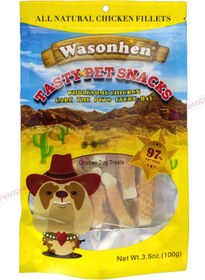 تصویر تشویقی گوشت دورپیچ واسن هن Wasonhen Pet Snack