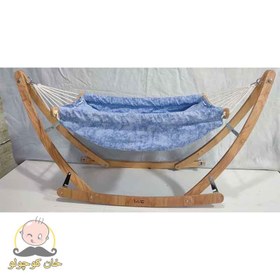 تصویر گهواره ننویی چوبی رویا 