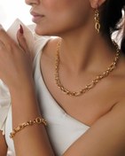 تصویر سرویس حلقه ای طرح طلا Gold design ring set