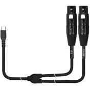 تصویر کابل کرلین تبدیل Type-C به XLR مدل UY-C-391 