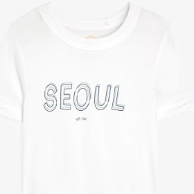 تصویر تیشرت SEOUL سفید نکست NEXT 